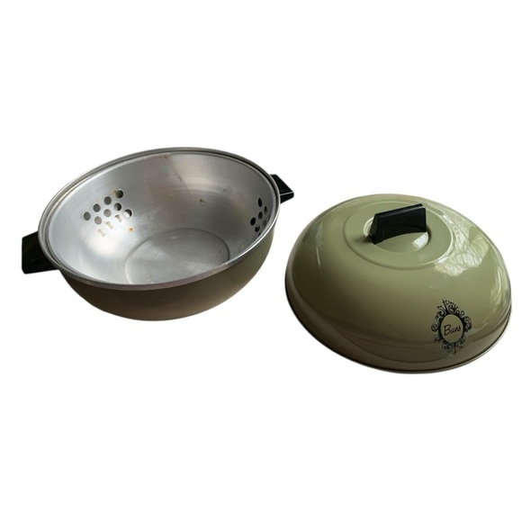 ❄️3/$15❄️ Vintage West Bend Green Ben’s Warmer with Handles - Picture 3 of 7